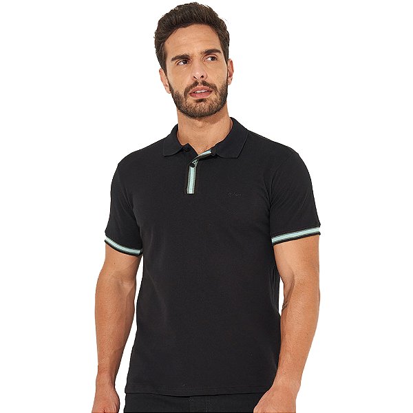 Camisa Polo Colcci IN23 Preto Masculino